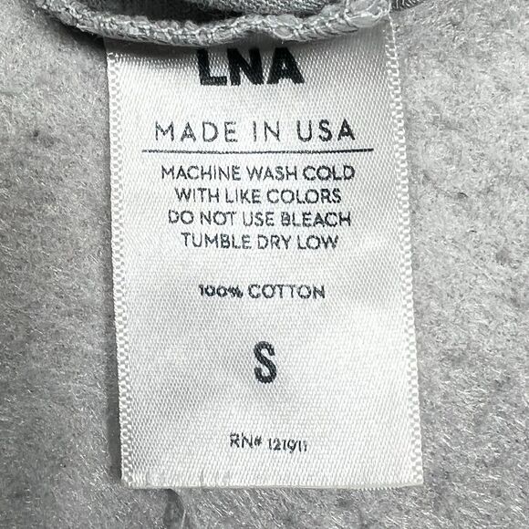 LNA Double Cut Lightweight Shift T-Shirt Tank Dress Small Gray Mini Sleeveless - Picture 10 of 11